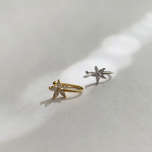 Flower Ear Cuff (No Piercing)