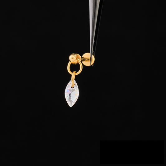 Marquise Dangle Push Pin