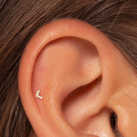 CZ V-Shaped Push Pin