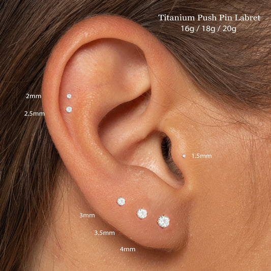 1.5mm~4mm CZ Push Pin