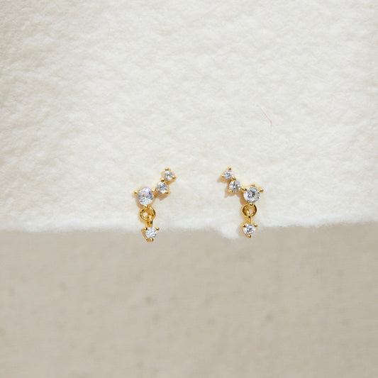 CZ Climber Dangle stud