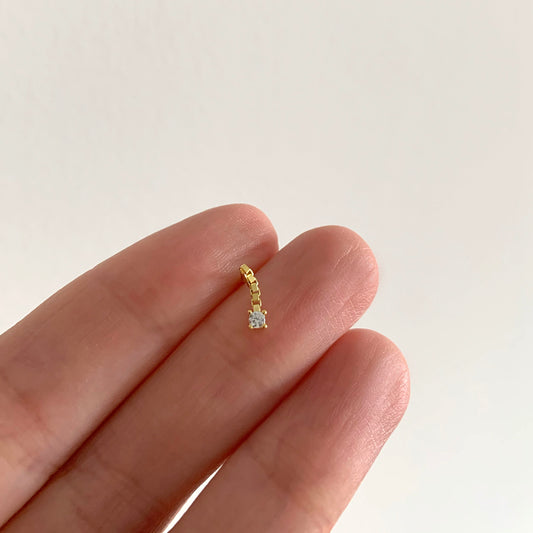 Chain Dangle Threaded Labret