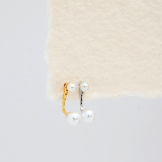 Pearl Front Back Stud