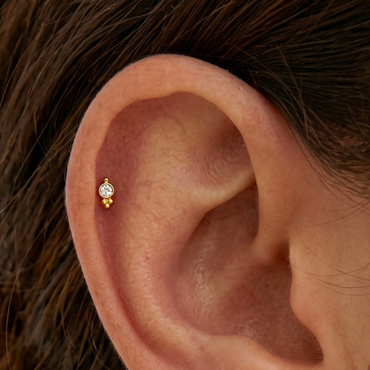 Tiny Triangle Ball Stud