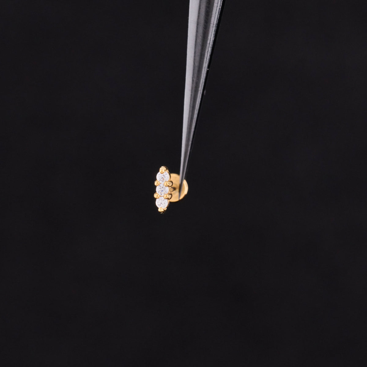 Trio CZ Push Pin