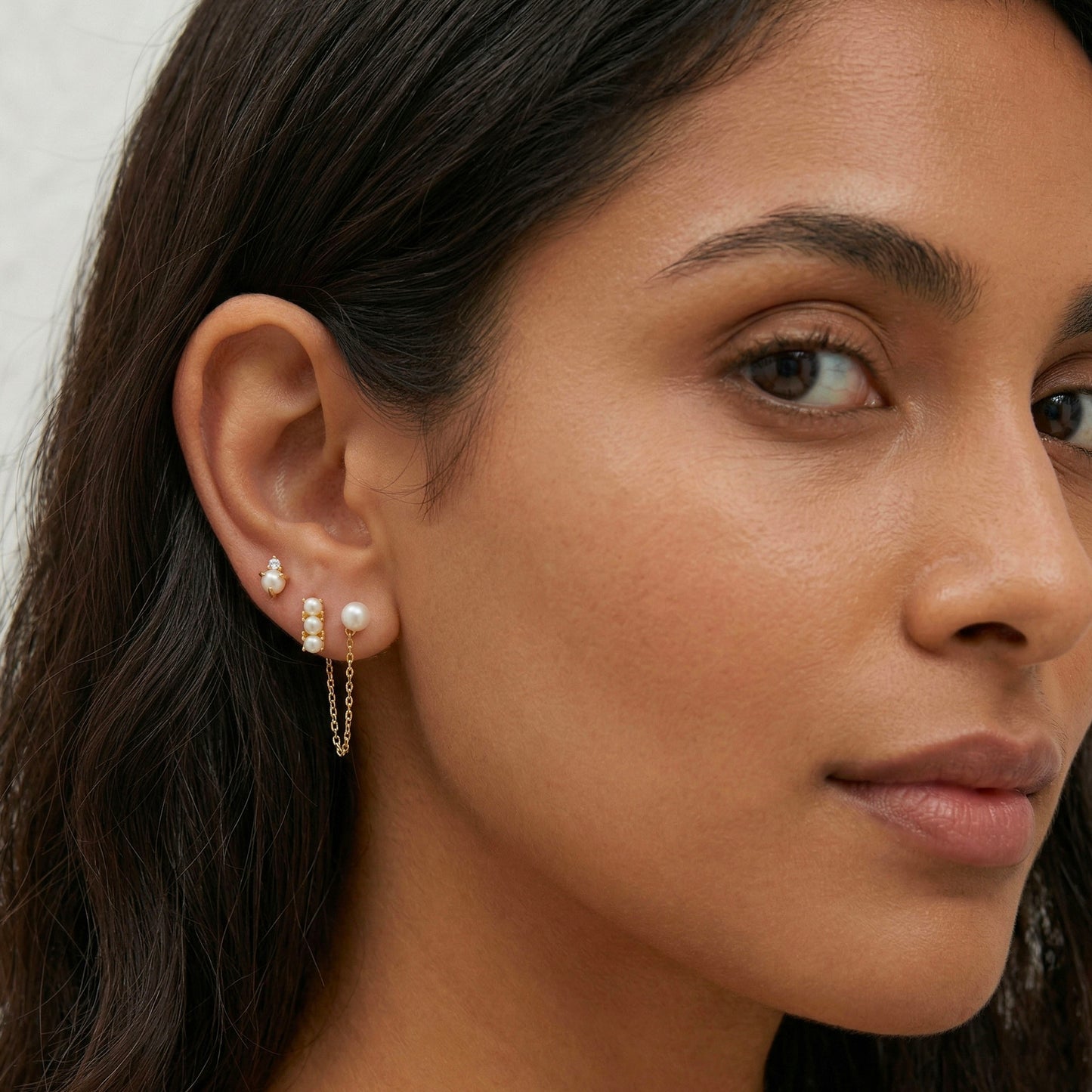 Pearl Earring Set