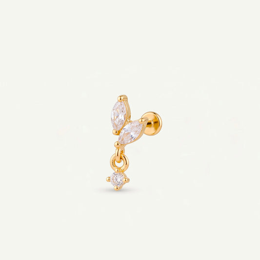 Marquise Dangle Push Pin