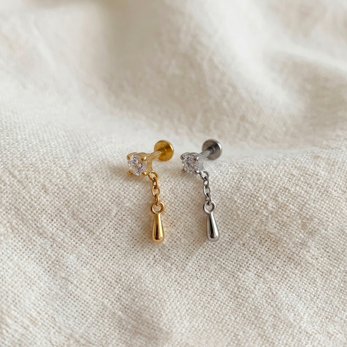 CZ Dangle Push Pin