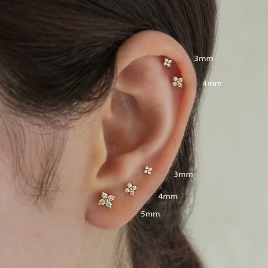 3mm~5mm Flower studs