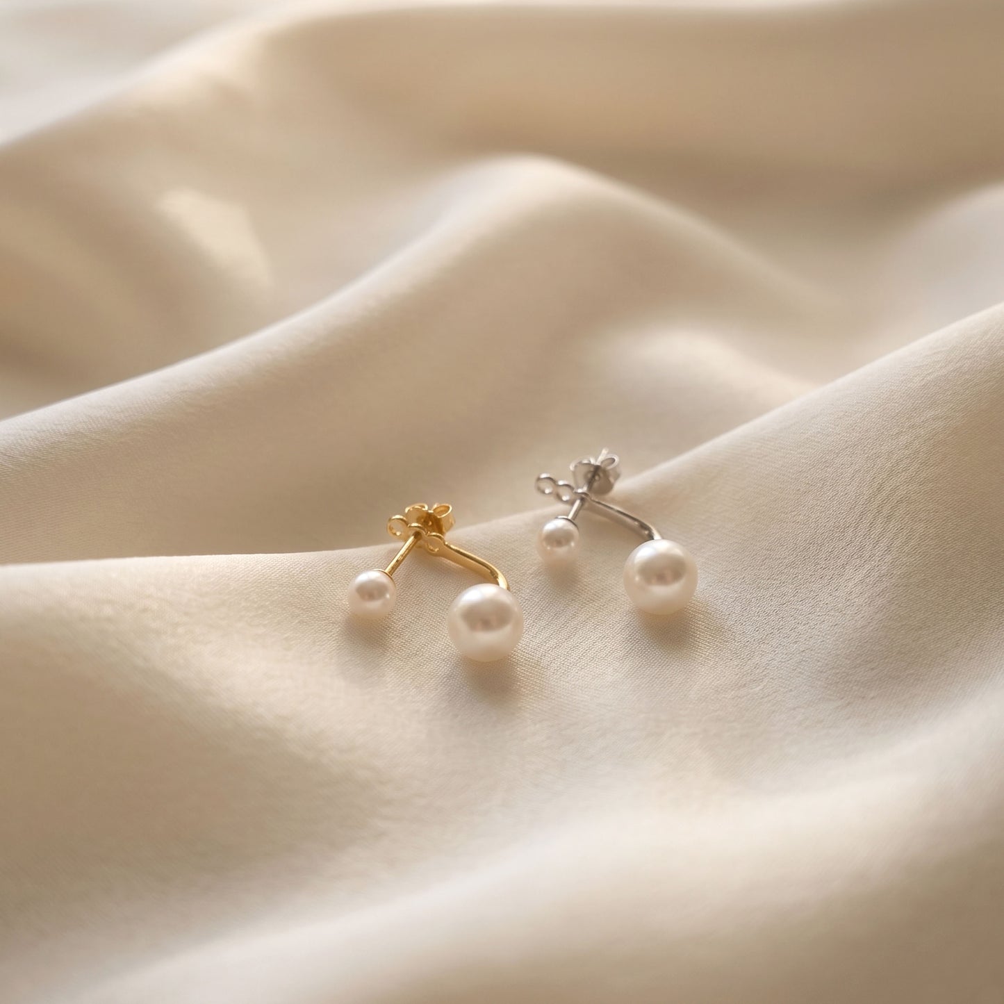 Pearl Front Back Stud
