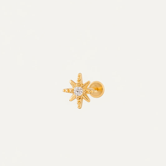 CZ Starburst Push Pin