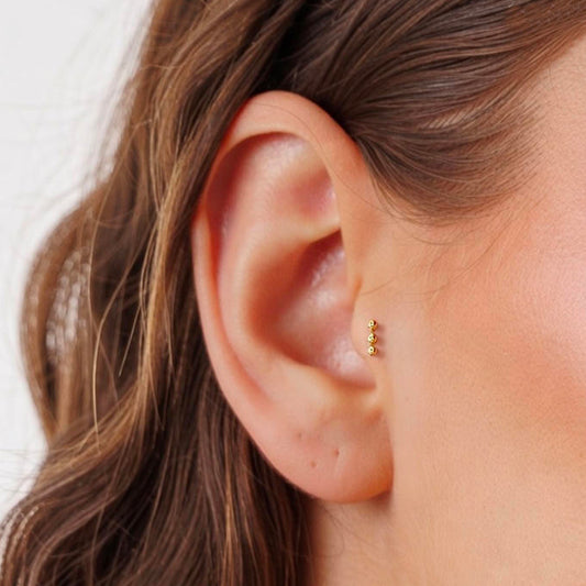 Three Ball Threaded Labret