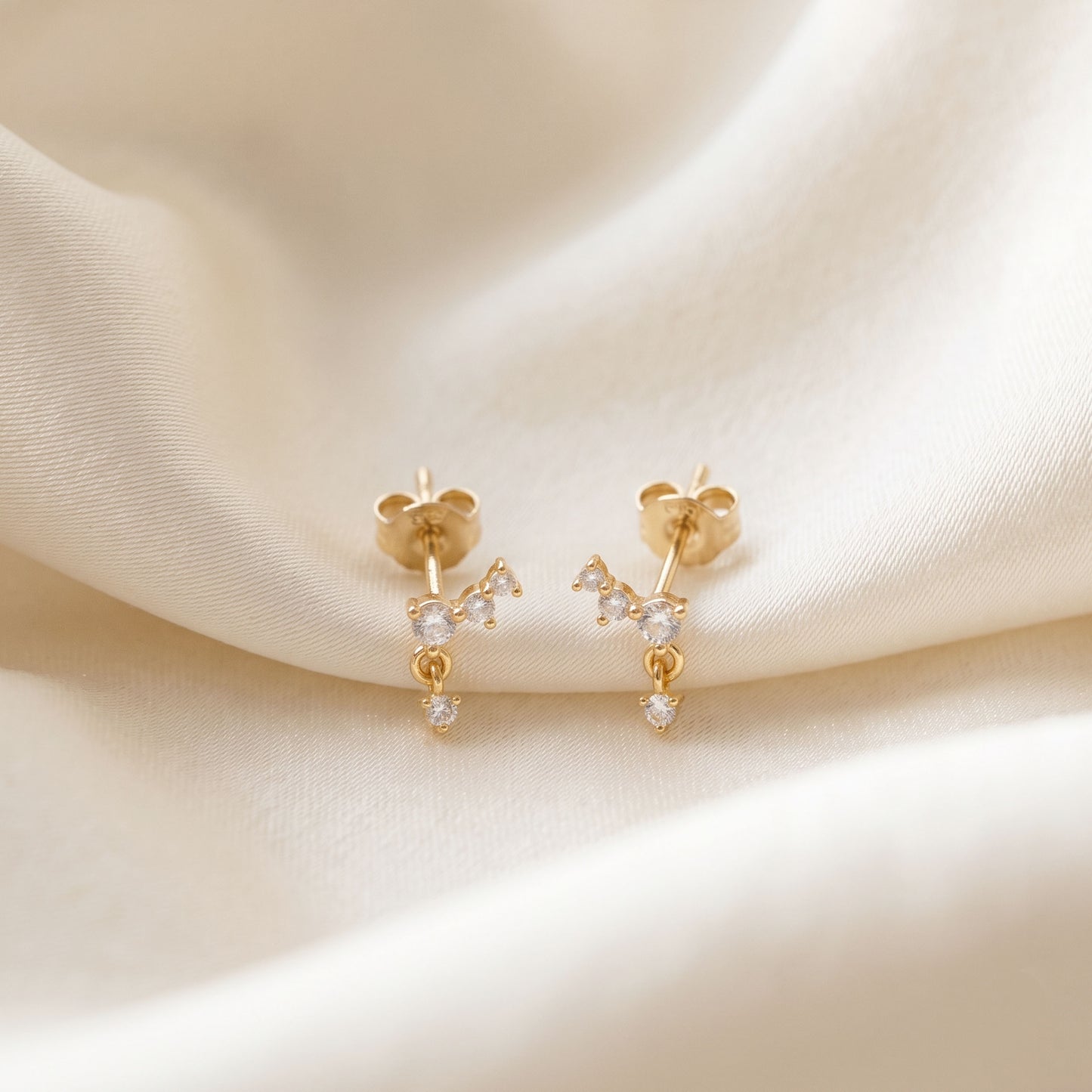 CZ Climber Dangle stud