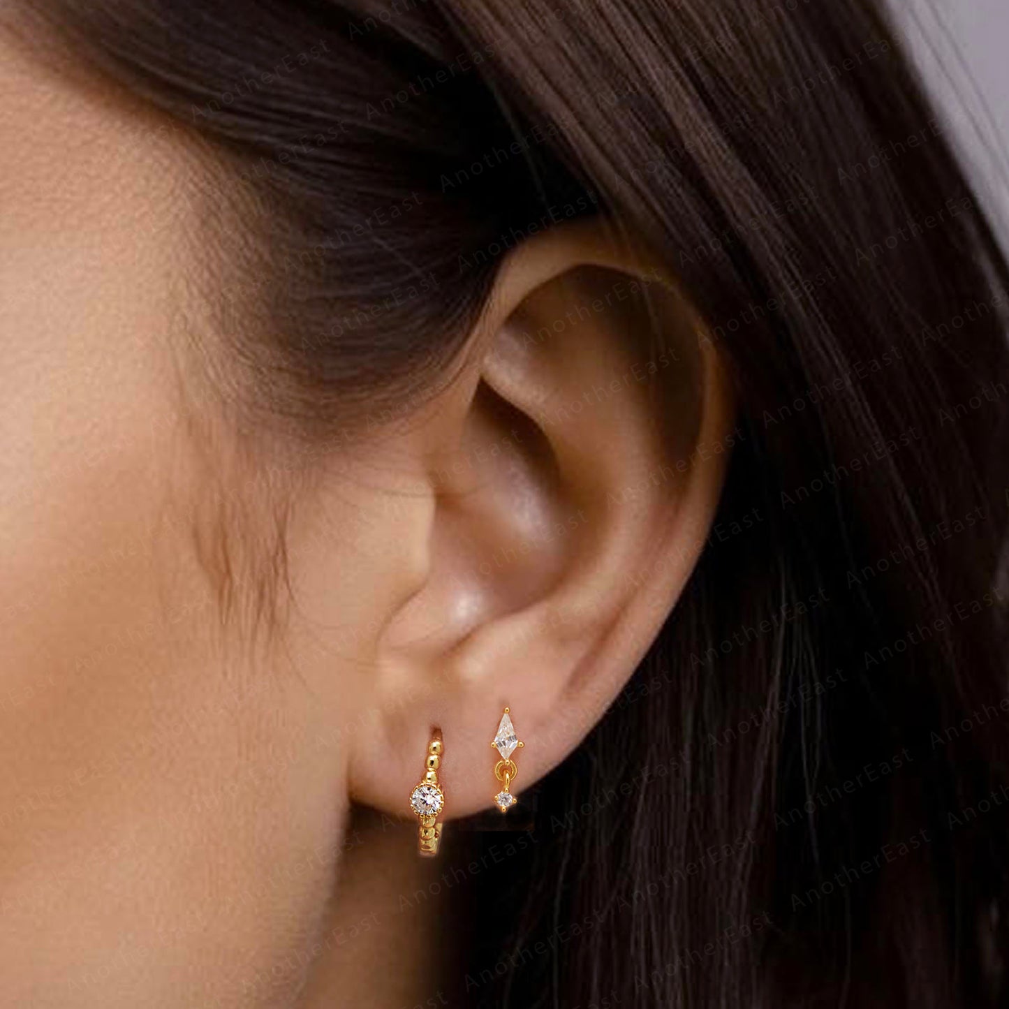 Kite Cut Dangle stud