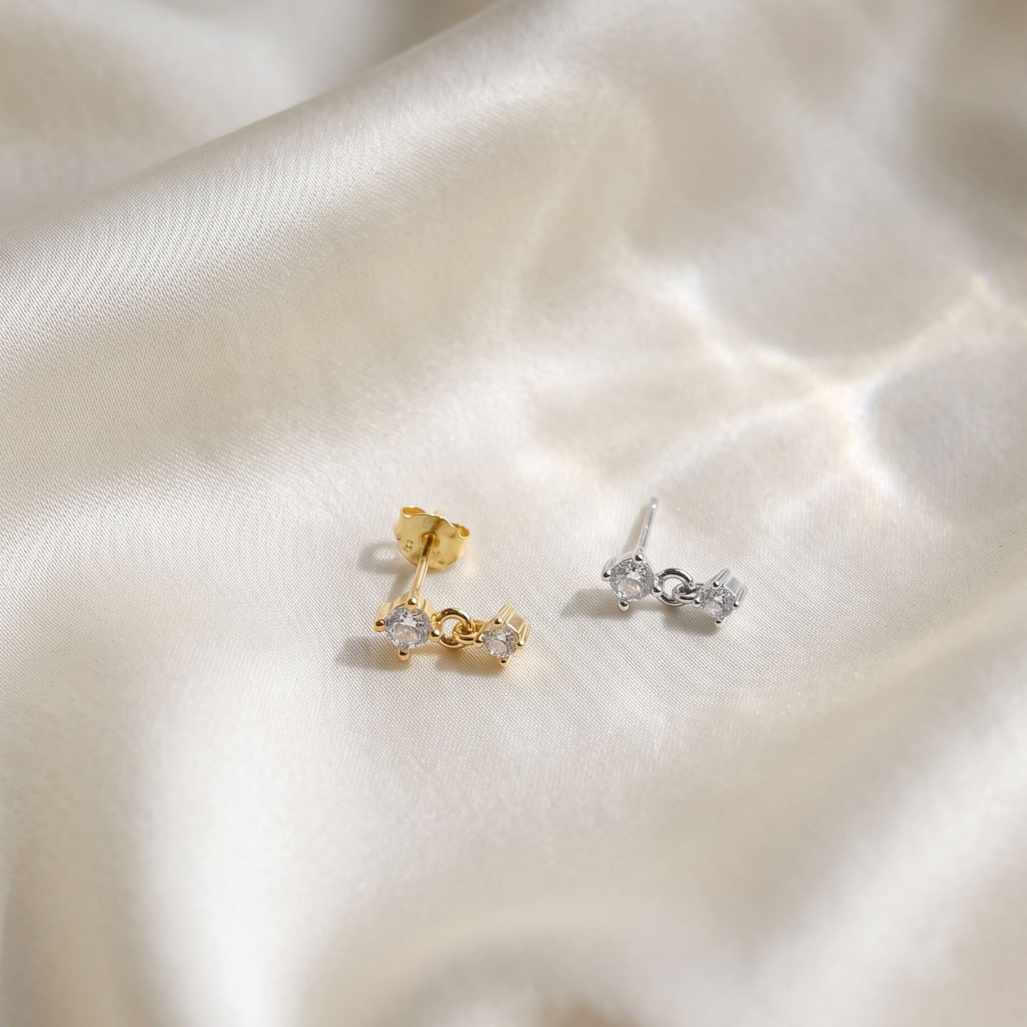 CZ Dangle Stud