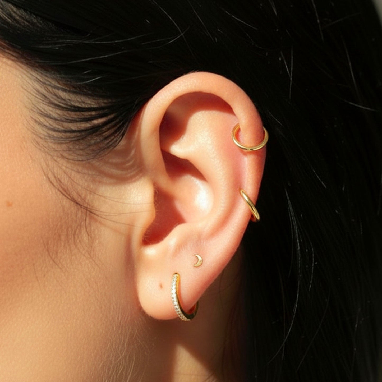 Moon Threaded Labret