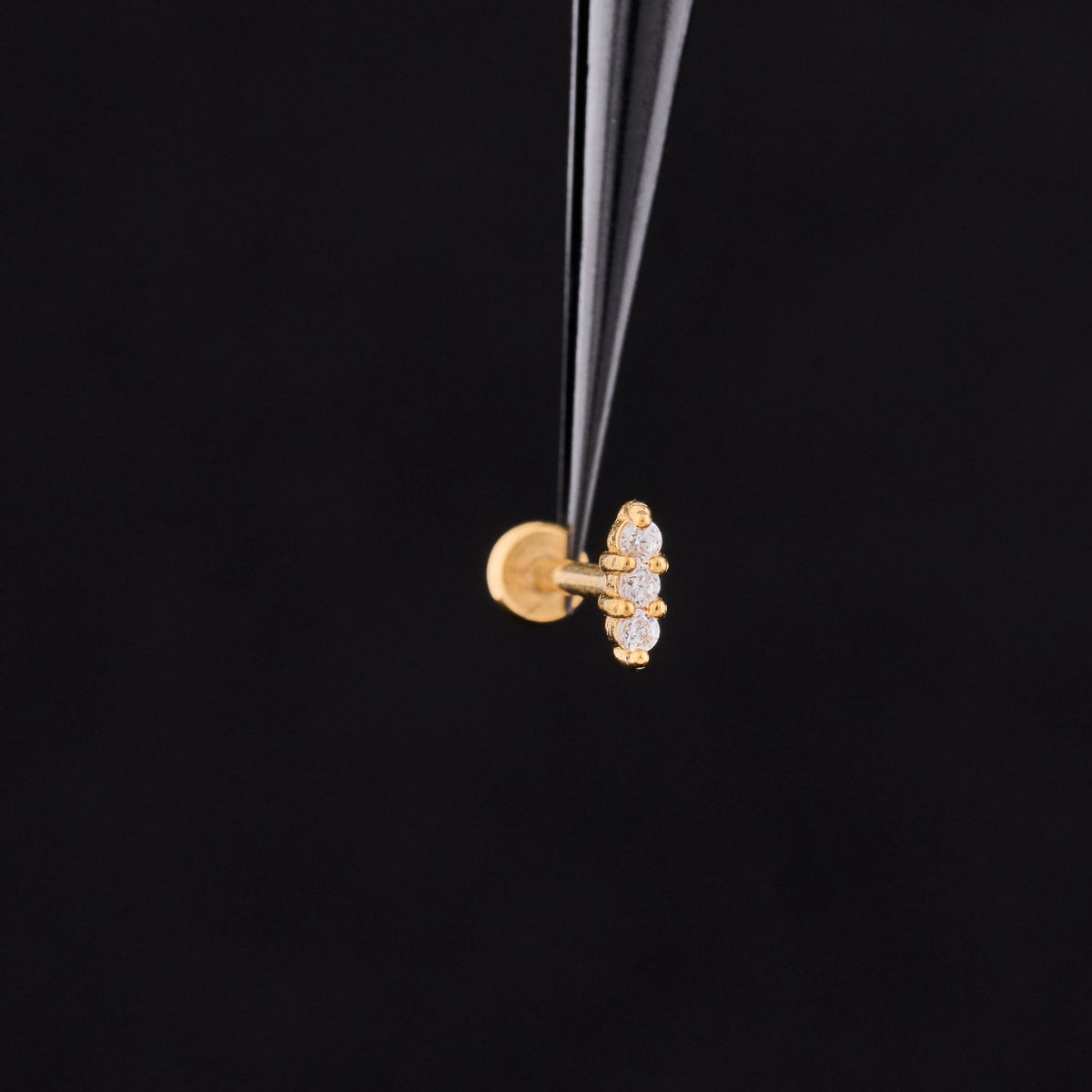 Trio CZ Push Pin
