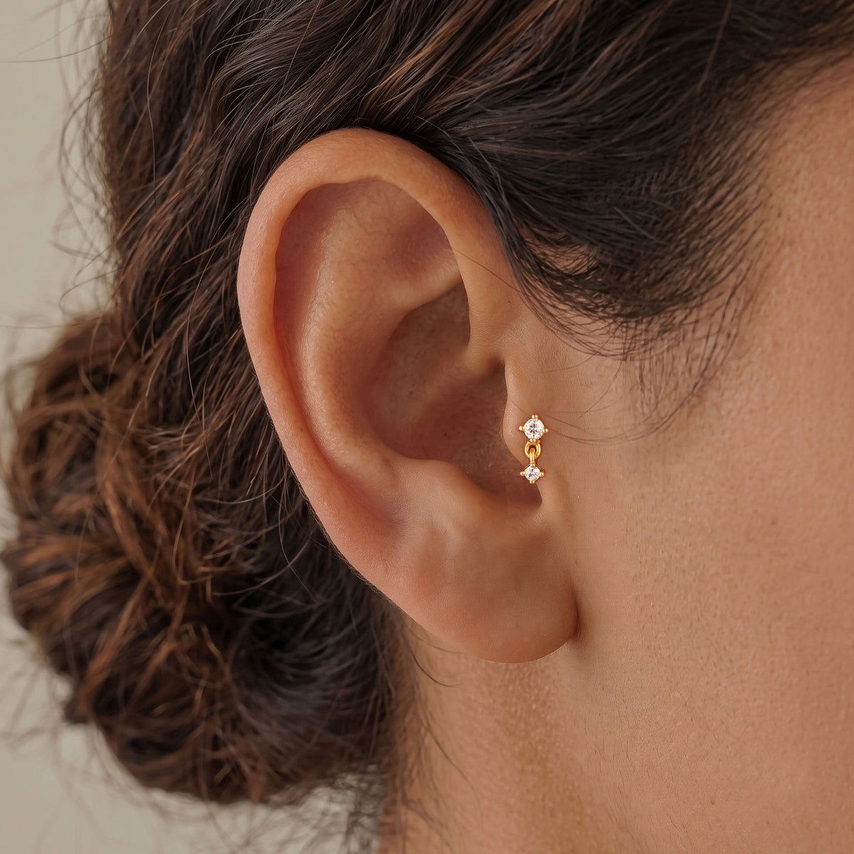 CZ Dangle Push Pin