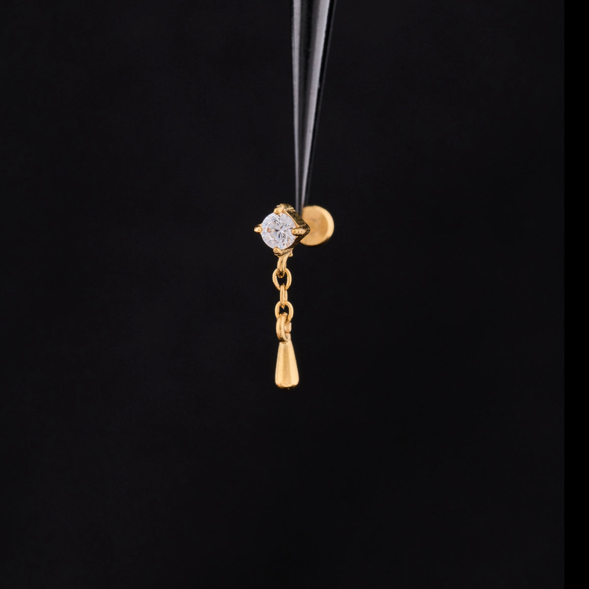 CZ Dangle Push Pin