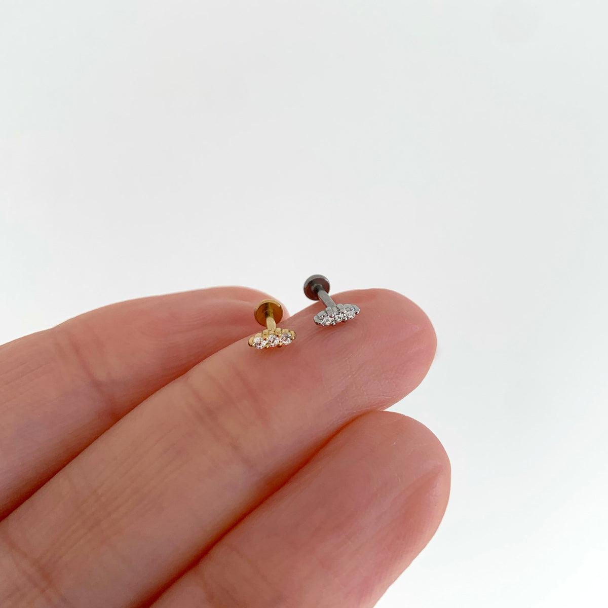 Trio CZ Push Pin
