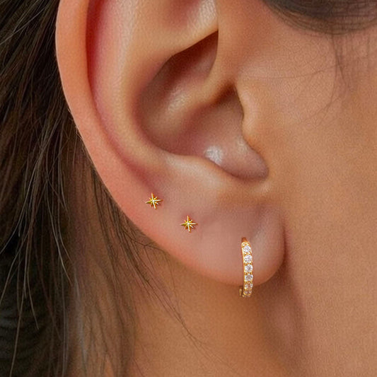 Tiny Starburst Stud