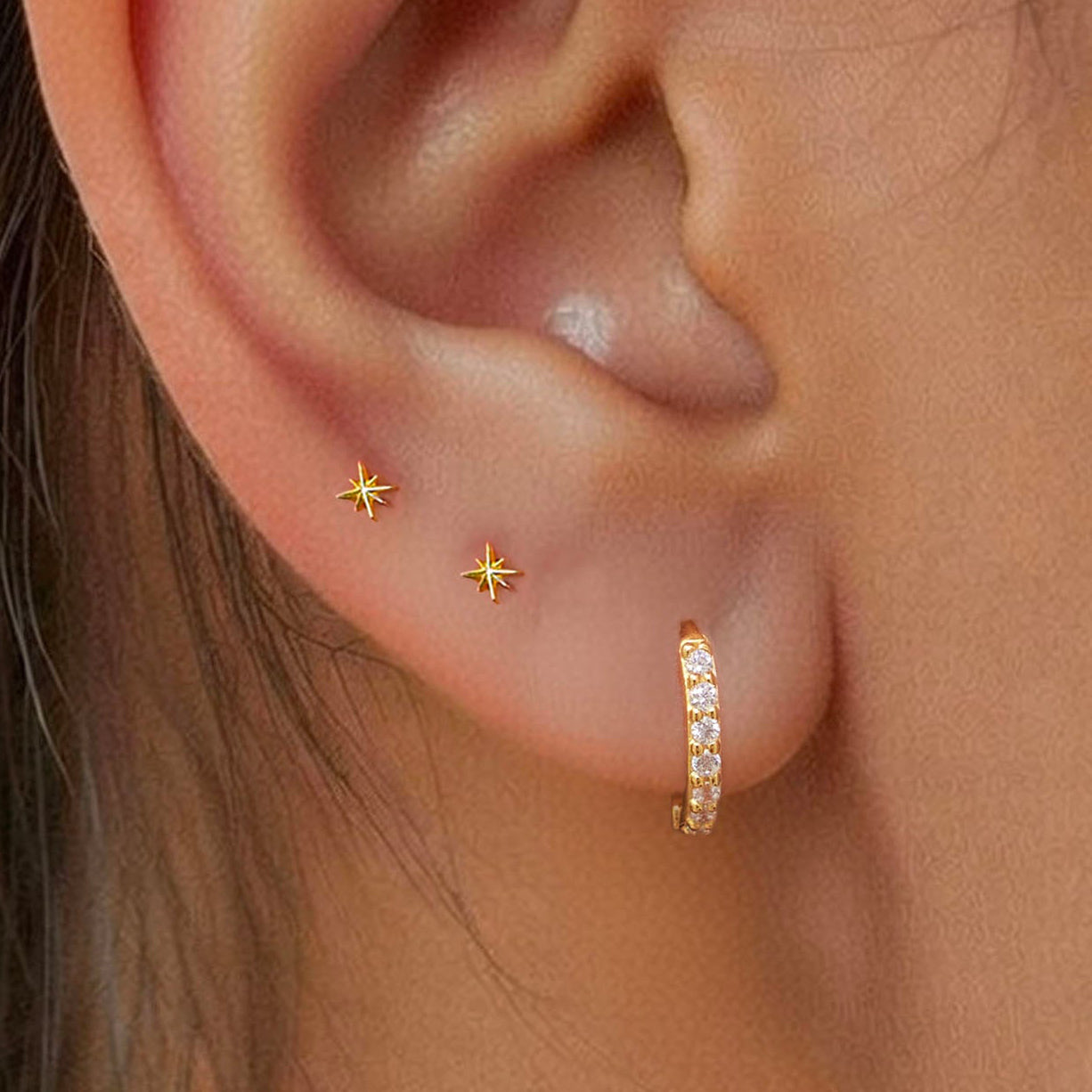Starburst Threaded Labret