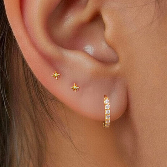 Starburst Threaded Labret