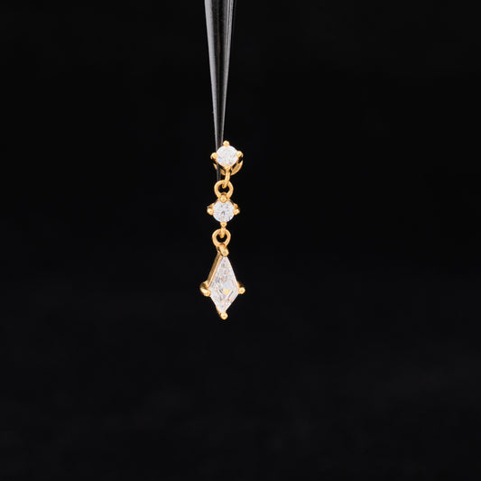Cz Dangle Push Pin