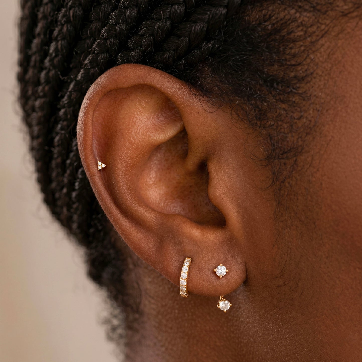 Tiny Triangle stud