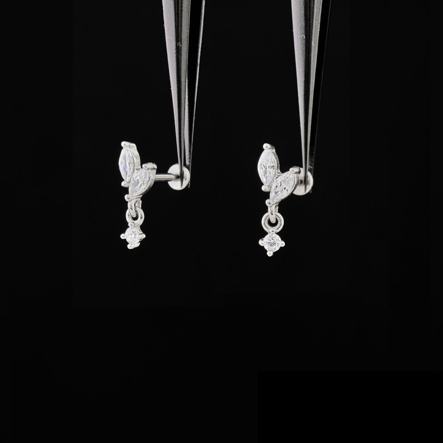 Marquise Dangle Push Pin