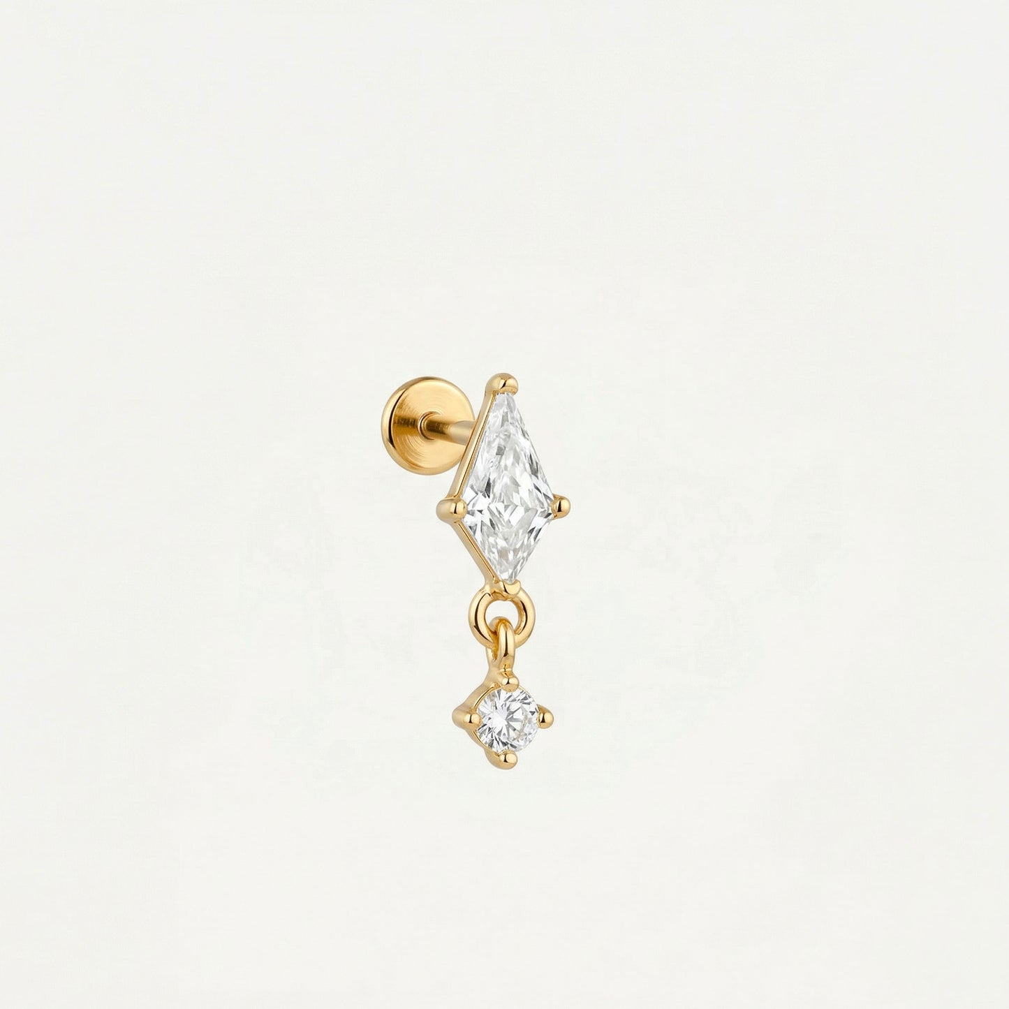 CZ Dangle Push Pin