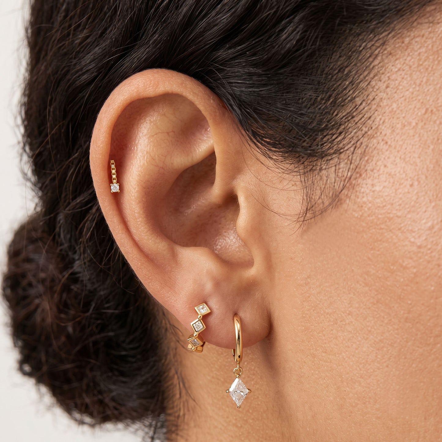 Chain Dangle Threaded Labret