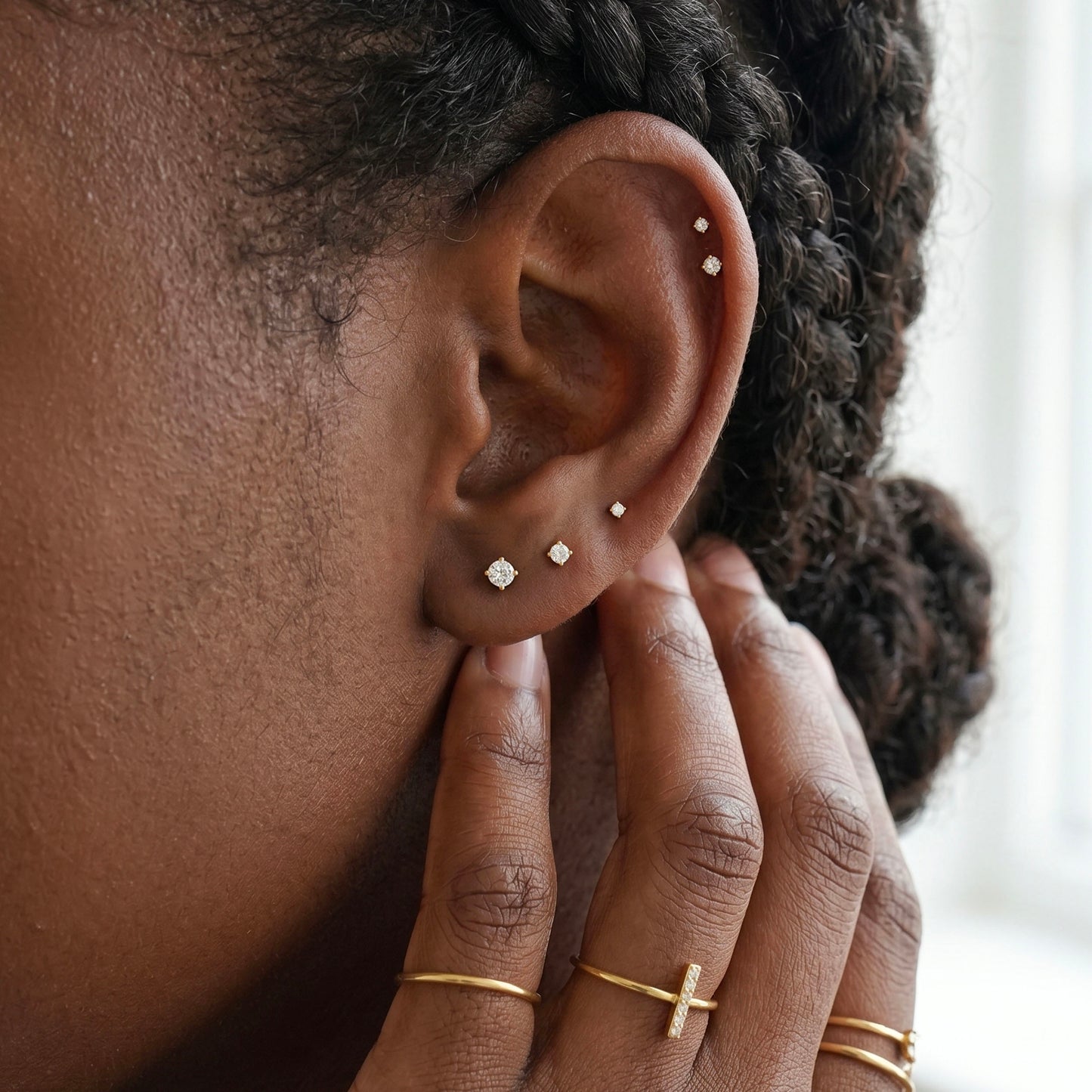 2mm~3mm CZ stud