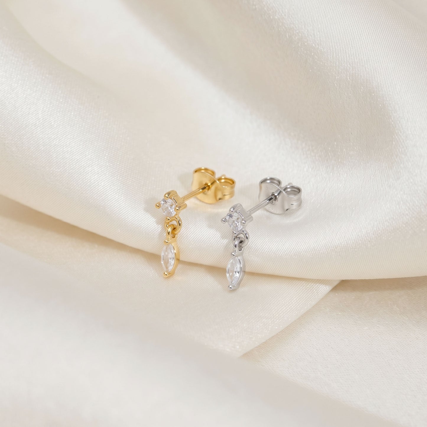 Marquise Dangle stud