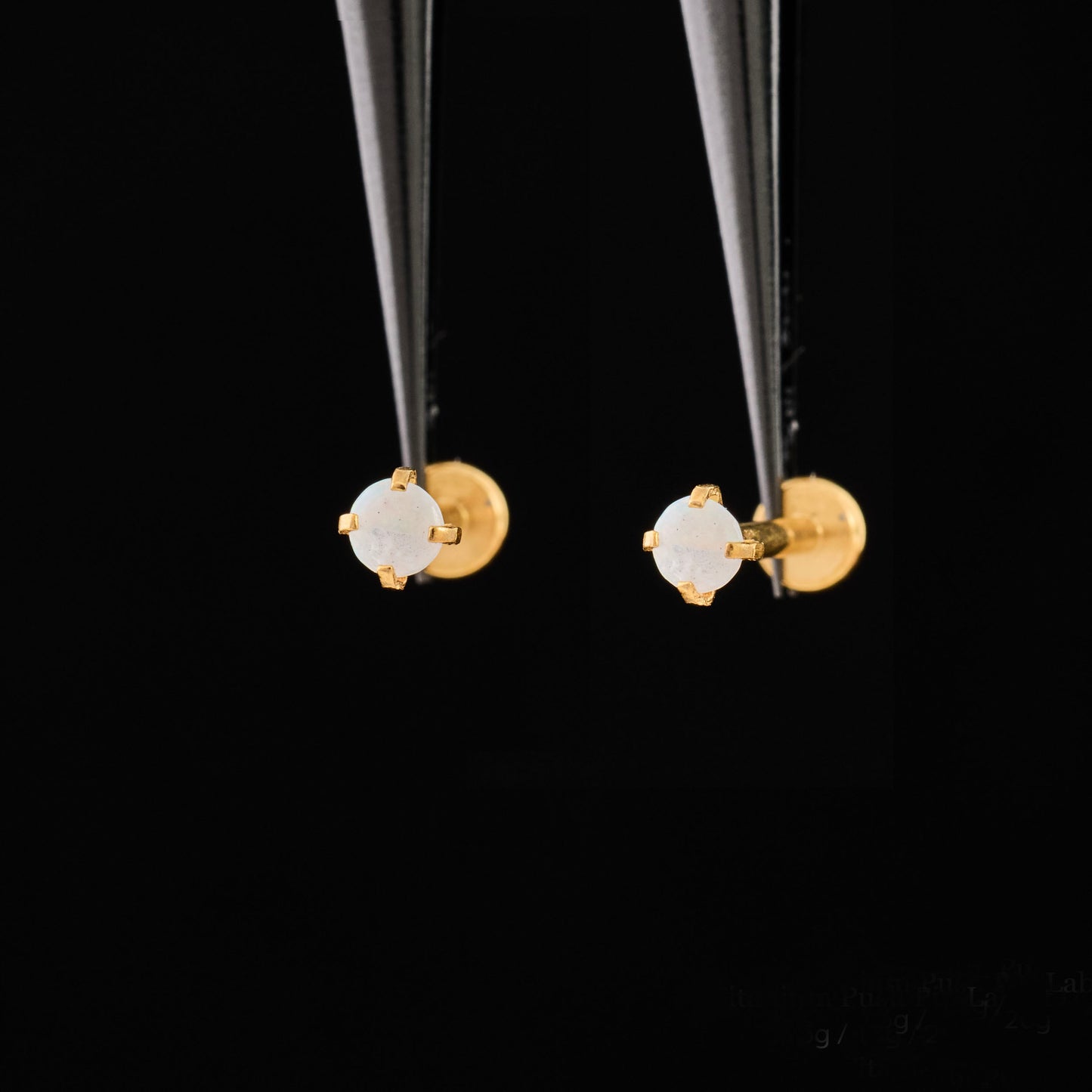 White Opal Push Pin
