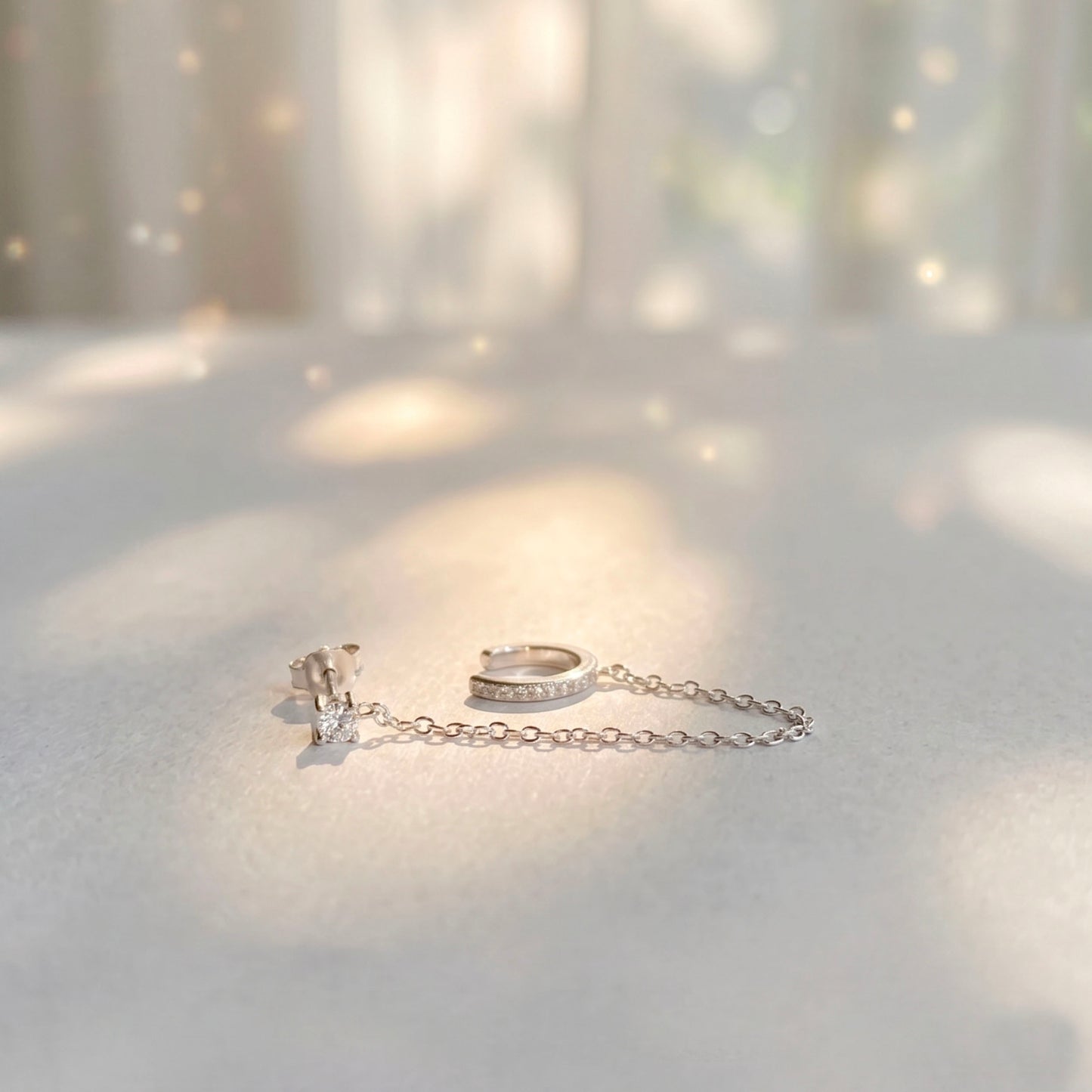 Ear Cuff Chain Stud