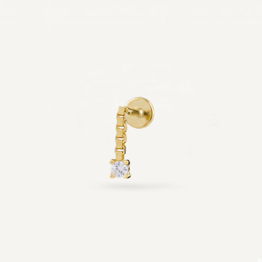 Chain Dangle Threaded Labret