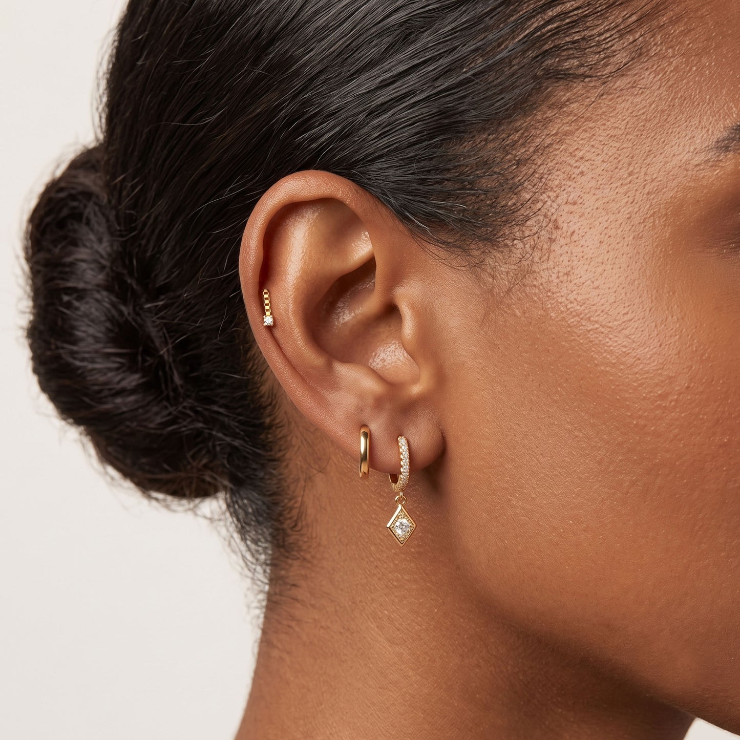 Chain Dangle Threaded Labret