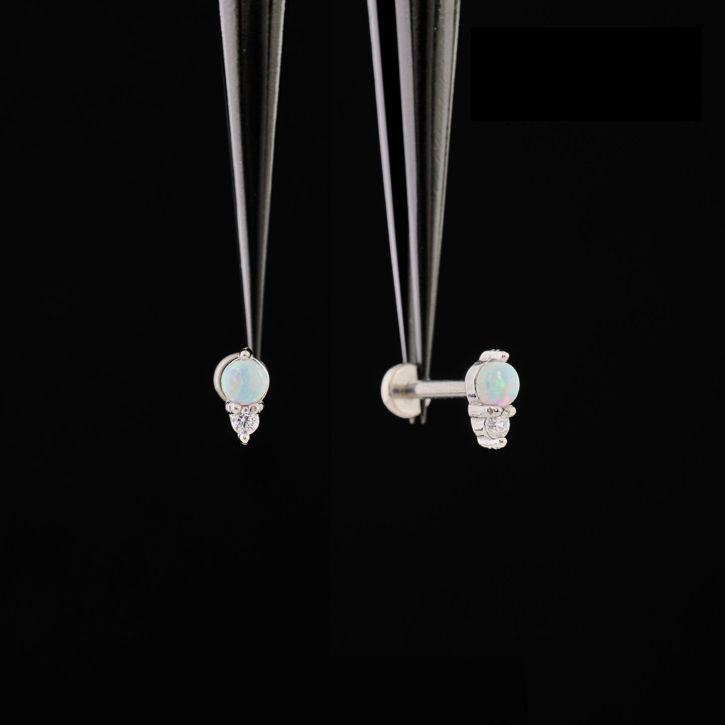 Simple Opal Push Pin