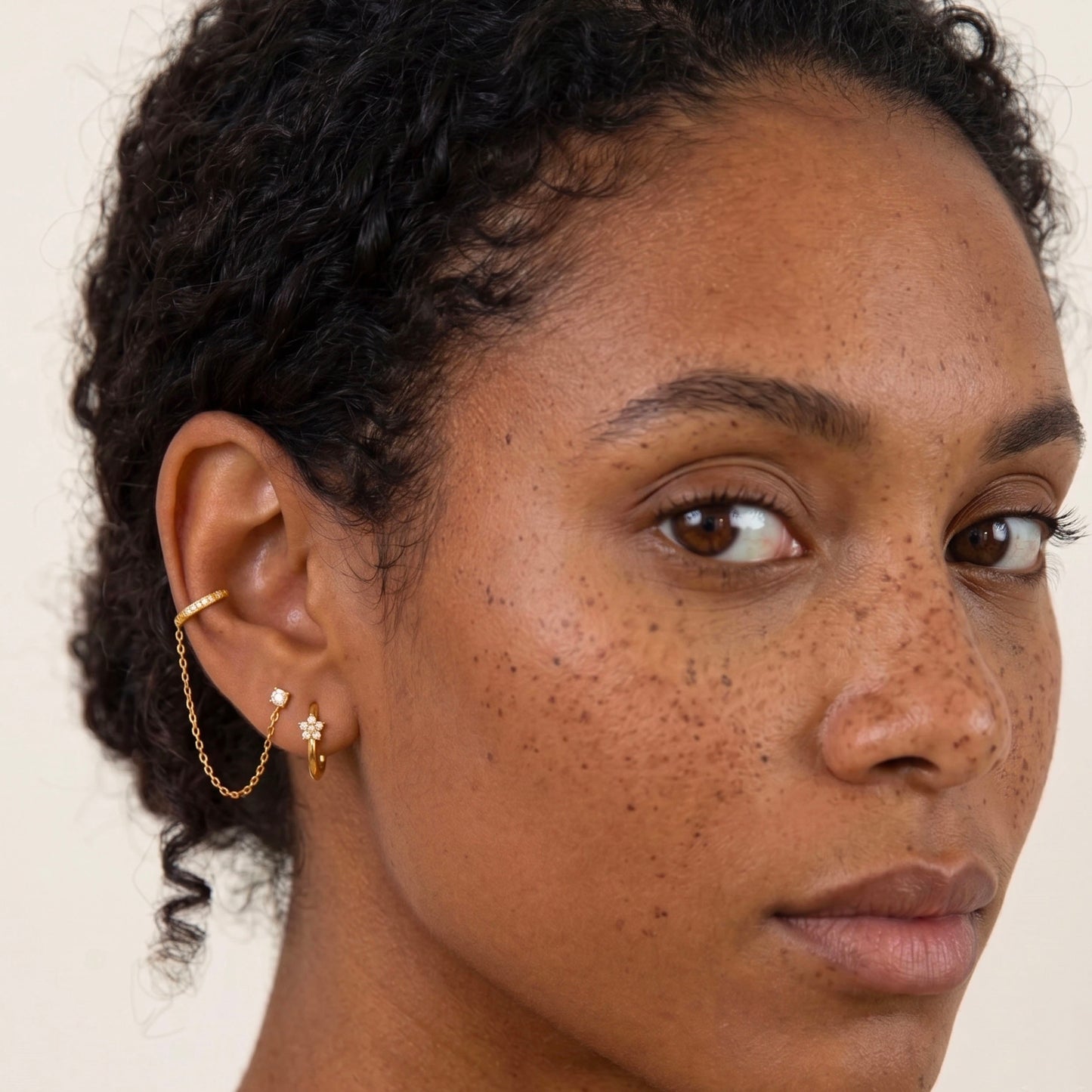Ear Cuff Chain Stud