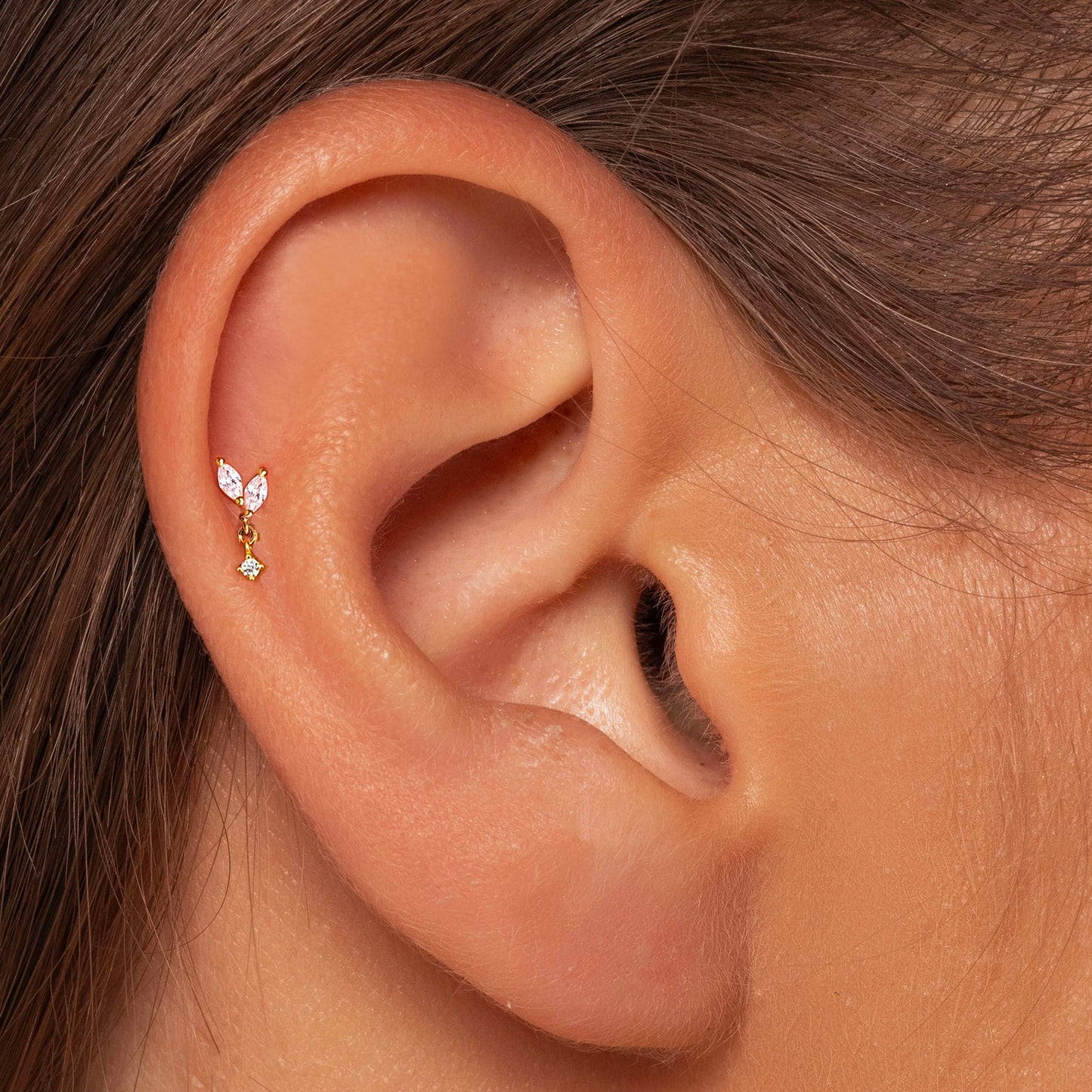 Marquise Dangle Push Pin