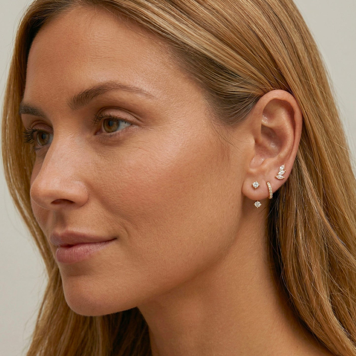 Front Back Earring Set