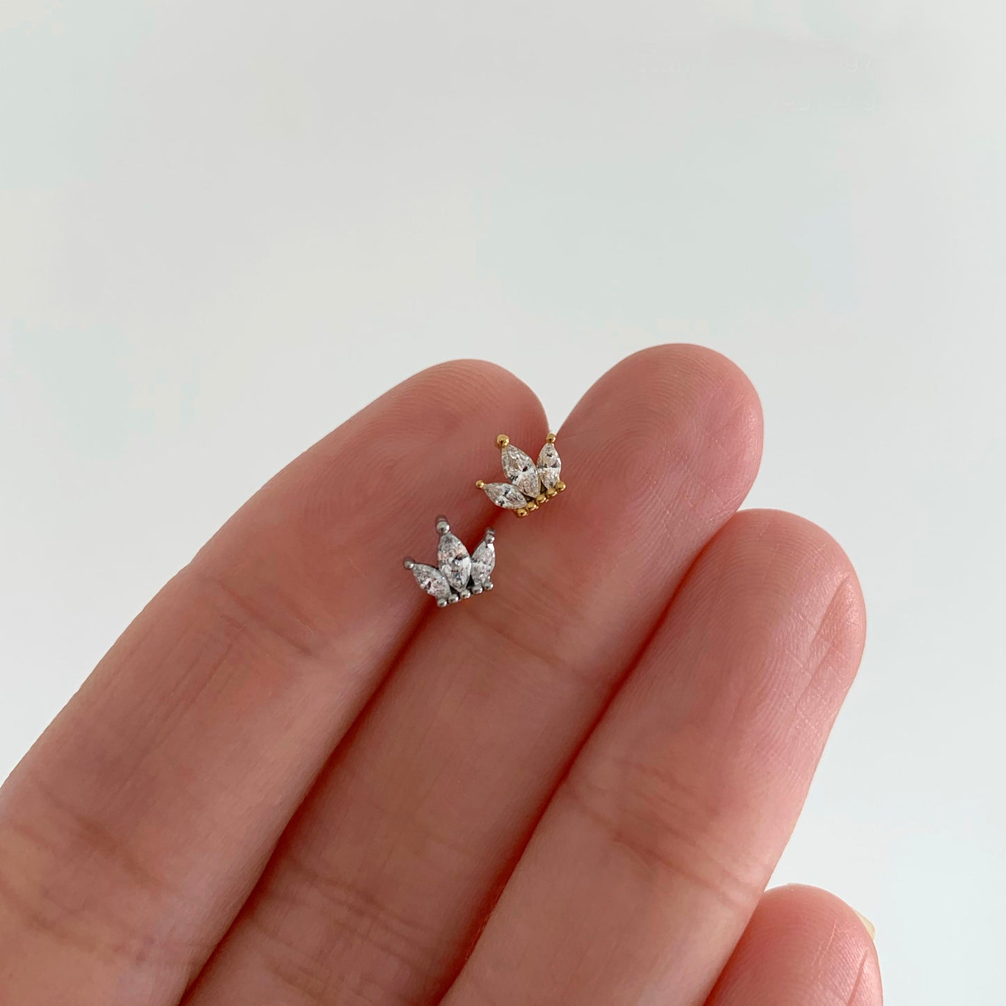 Marquise Crown Push Pin