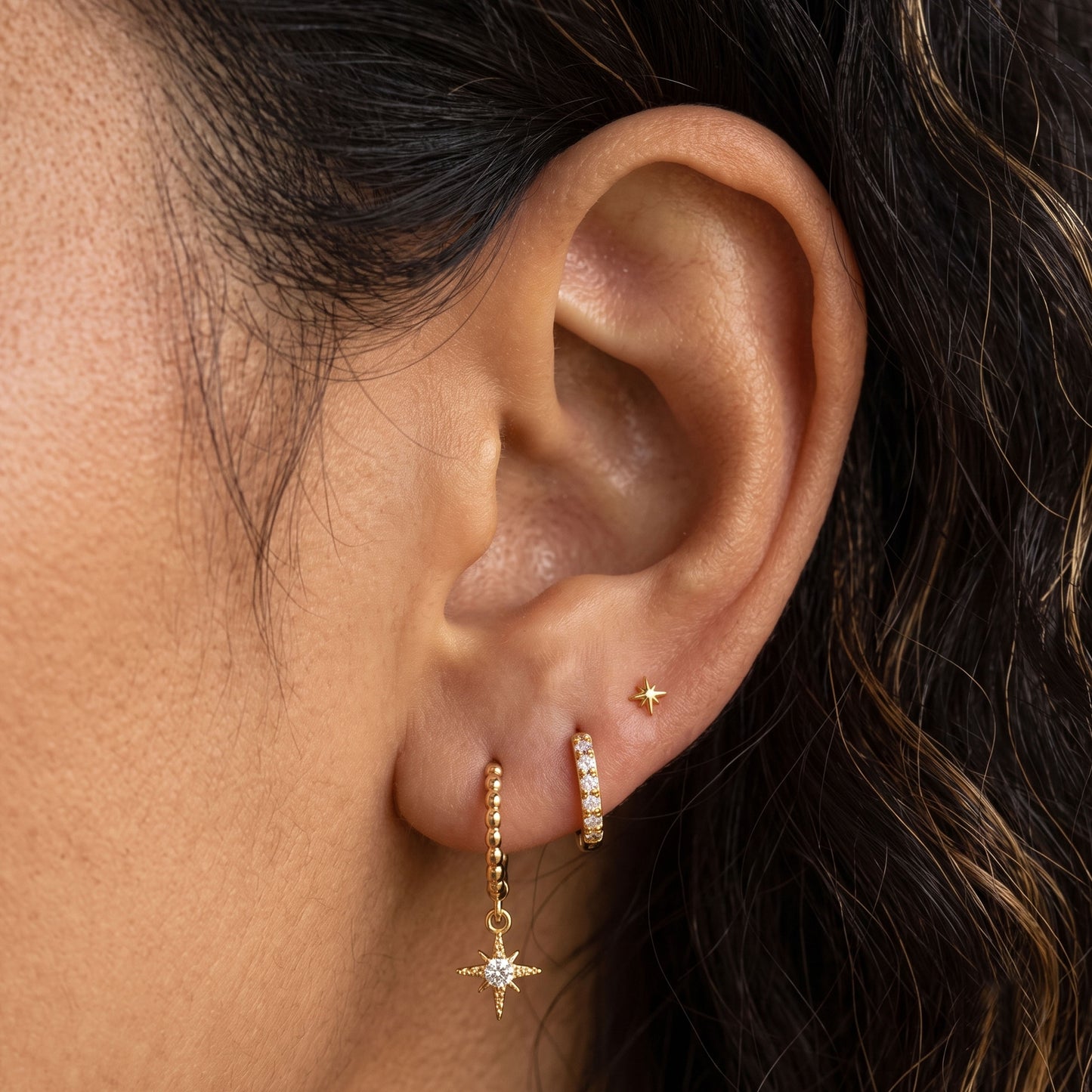 Starburst Threaded Labret