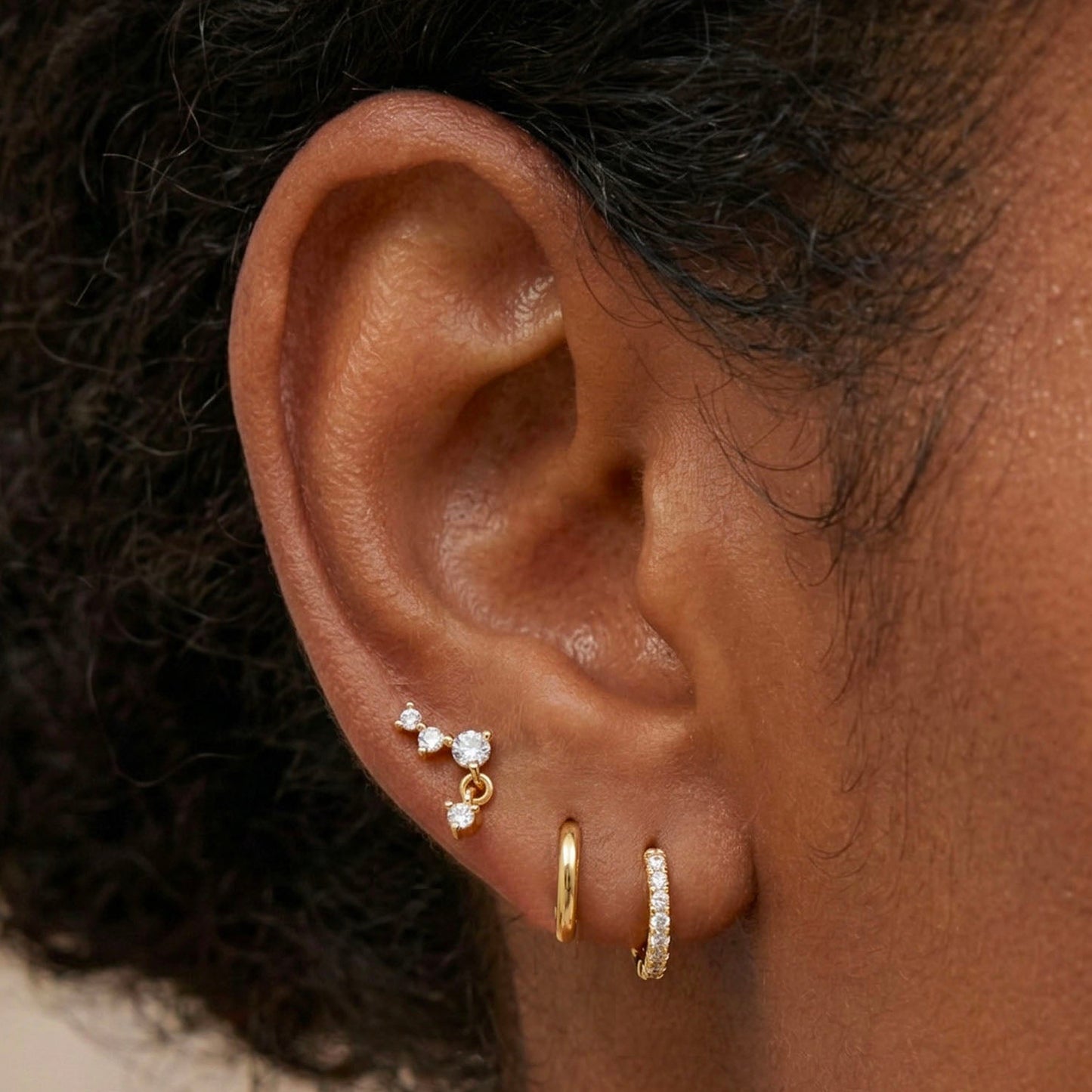 CZ Climber Dangle stud