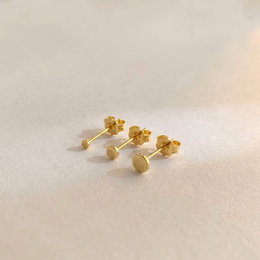 2mm~4mm Dainty Disc Stud
