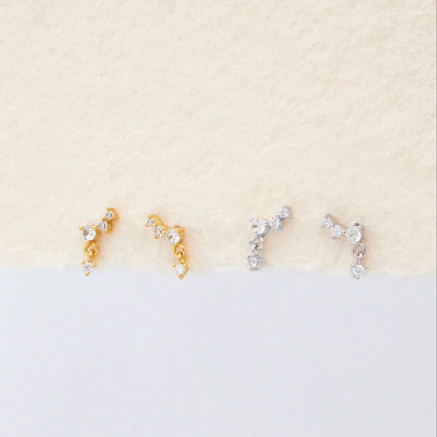 CZ Climber Dangle stud