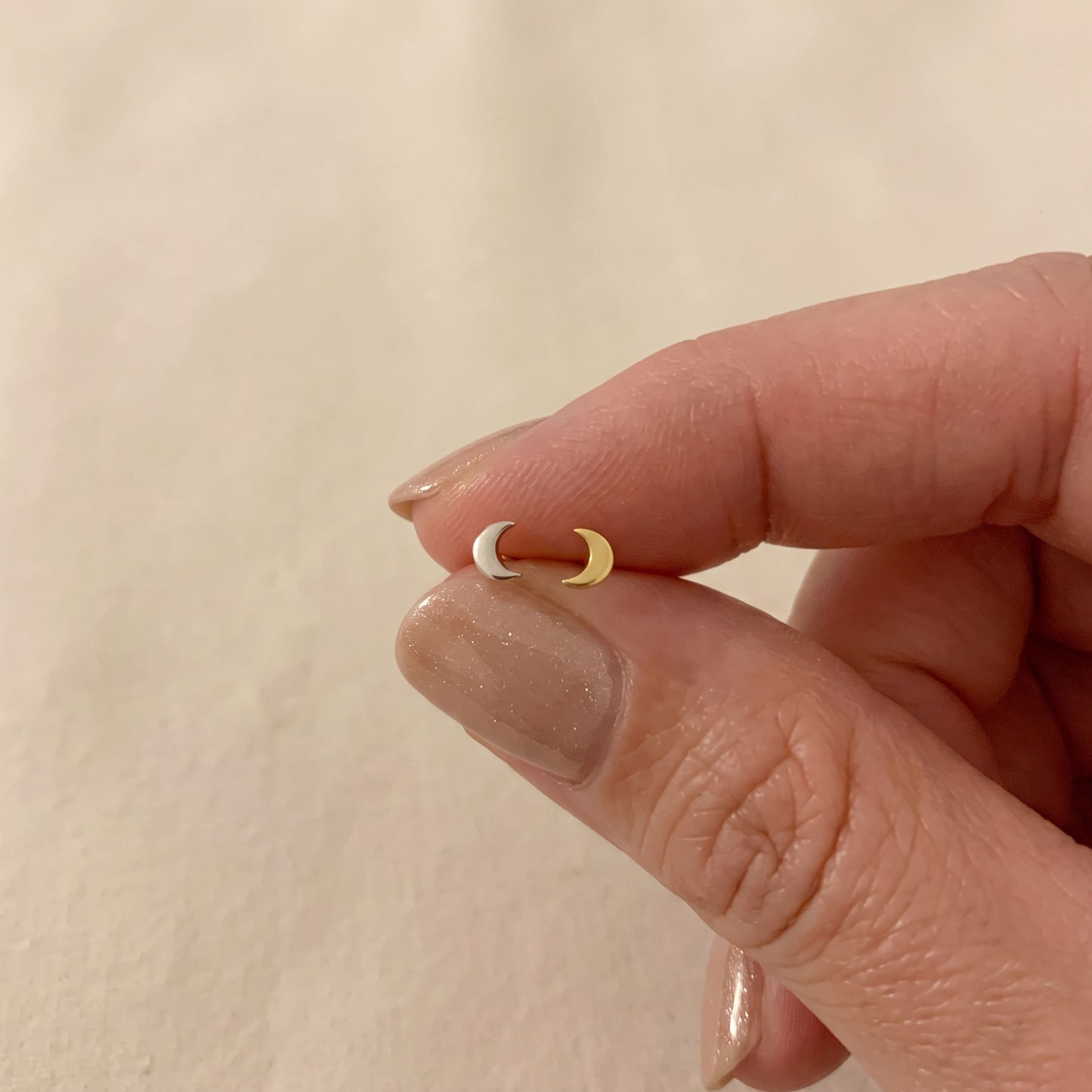 Tiny Moon Stud
