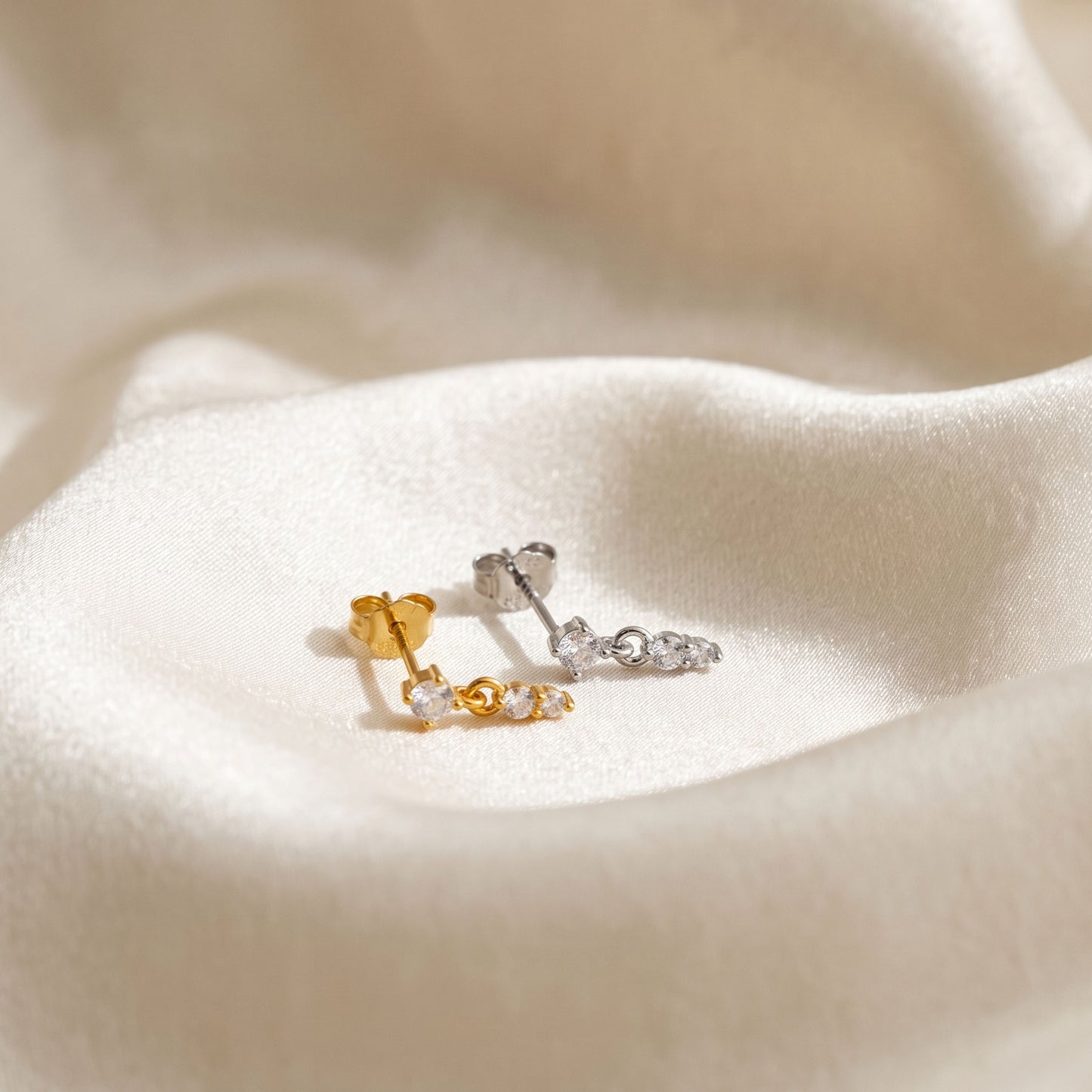 CZ Dangle Stud