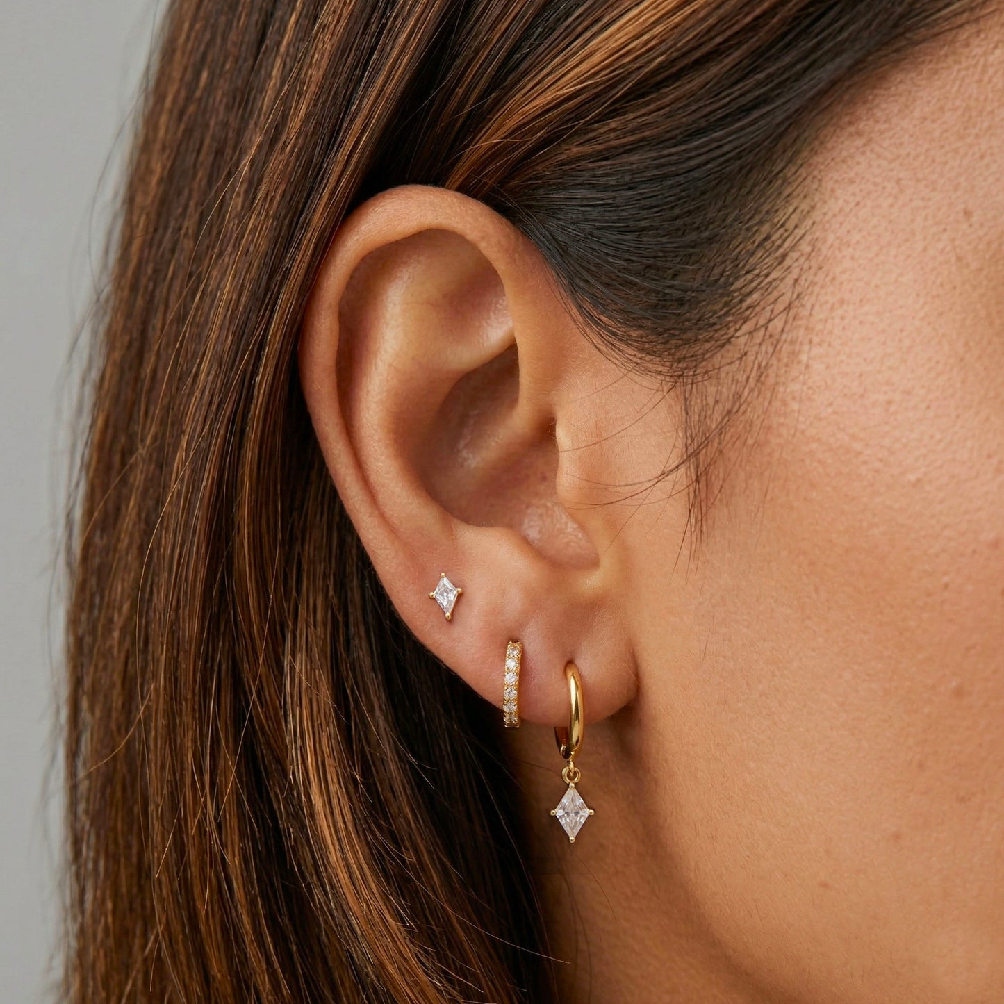 Square Earring Set